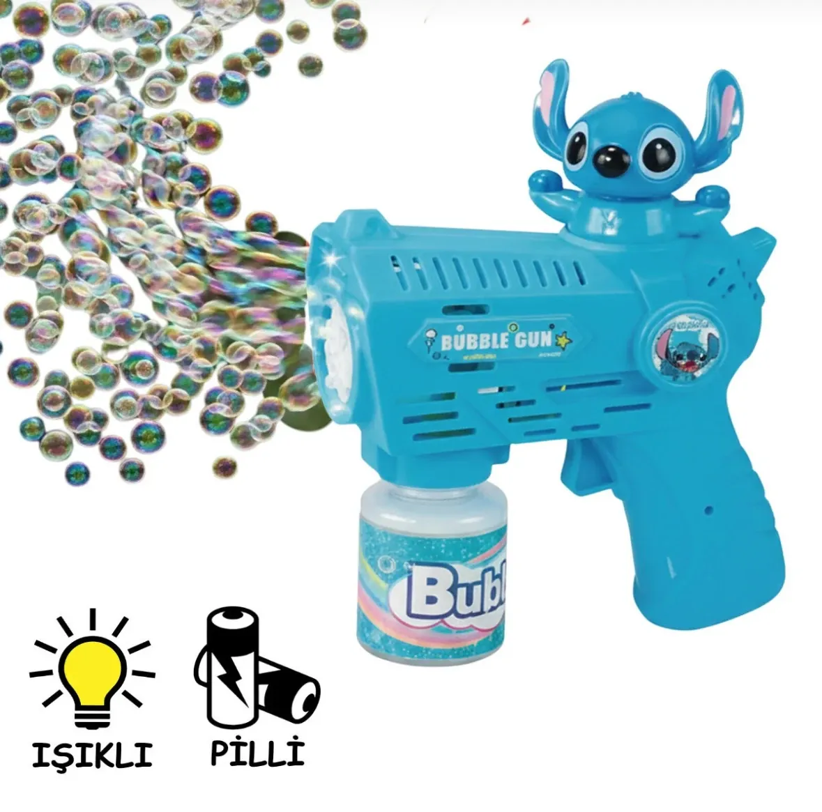 Stitchli Baloncuk Tabancası